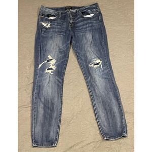 Judy Blue 1XL Distressed Skinny Jeans Stretchy
